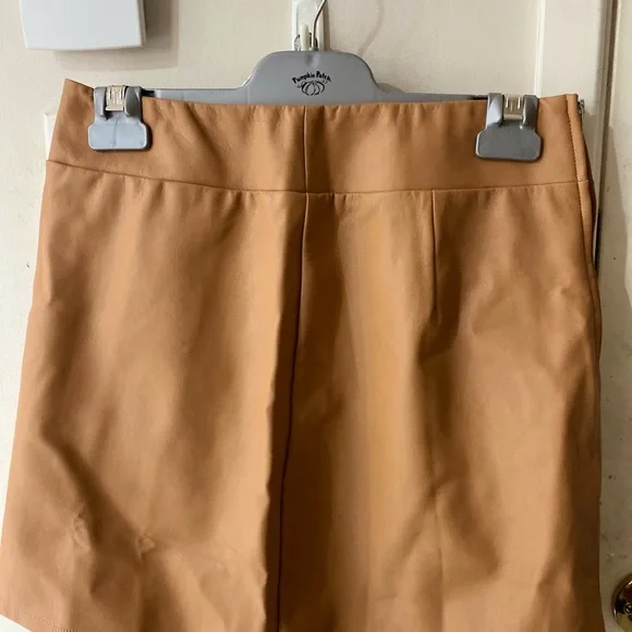 Fresh soul Tan leather skirt - Picture 2 of 2